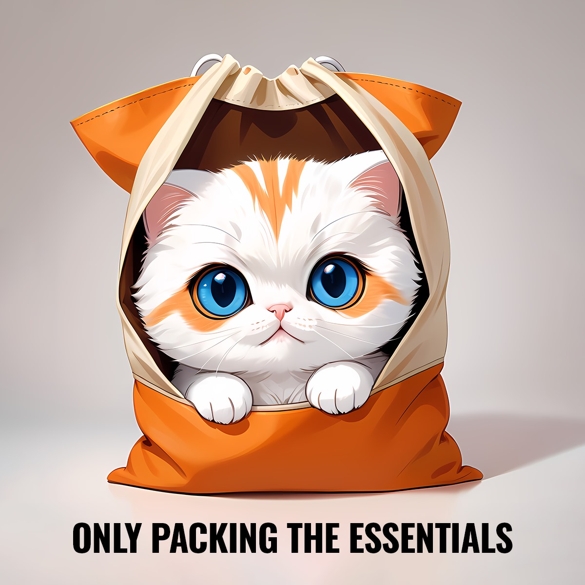 ONLY PACKING THE ESSENTIALS